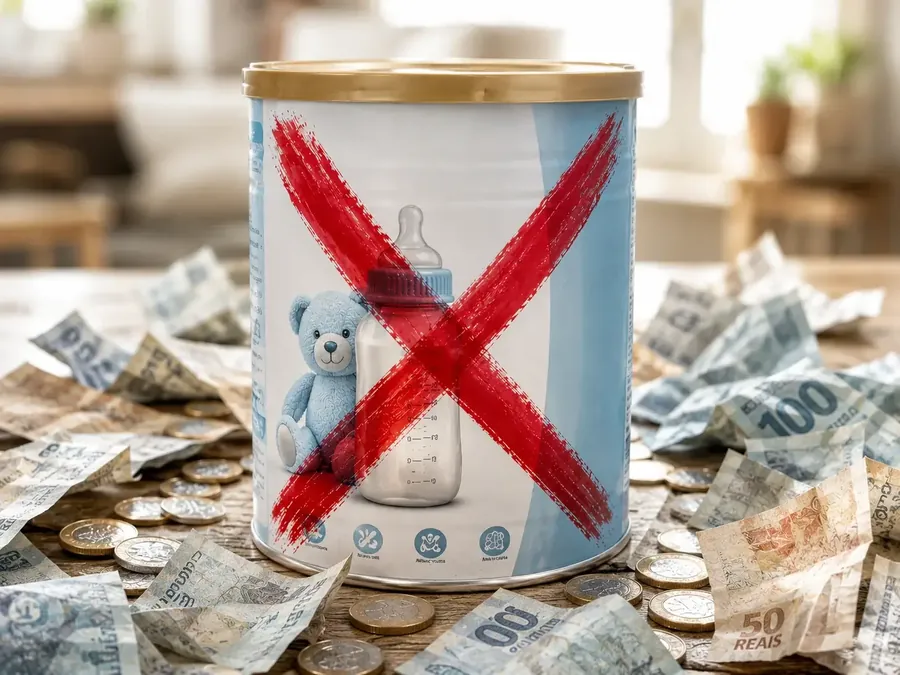 Gastos com fórmula e produtos comprados sem orientação