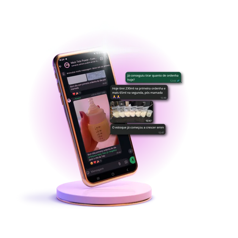 Suporte e comunidade no celular