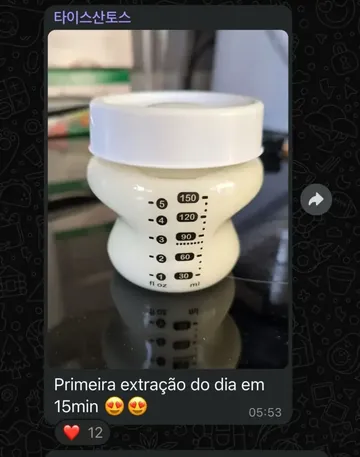Print de aluna: extração do dia